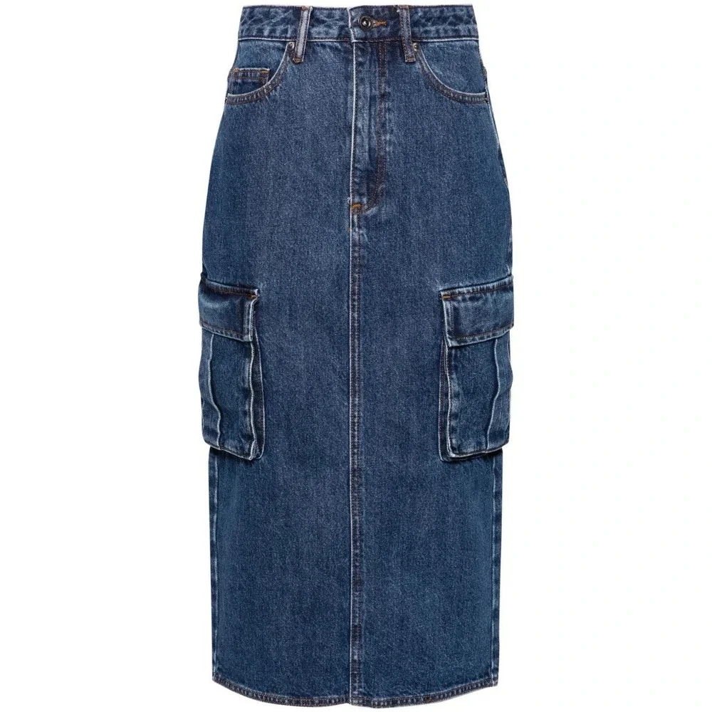 Self Portrait Denim Skirt‎